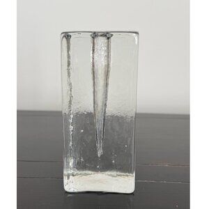 Vintage Wiesenthal Hutte Solifleur Zwiegvase Klaus Breit Glass Bud Vase